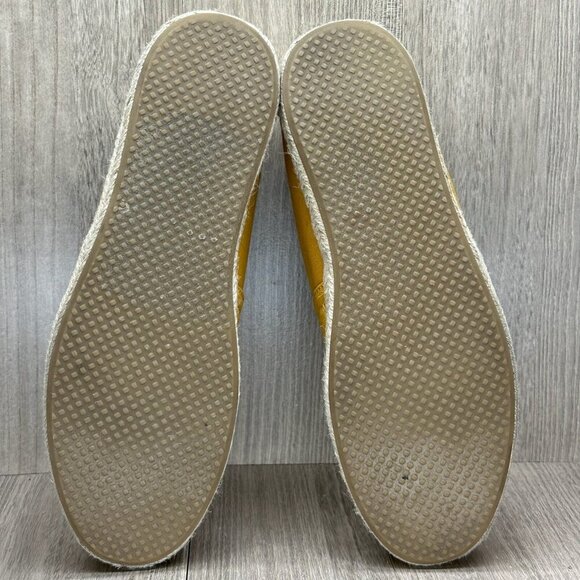 TOMS Shoes Womens 10 Spice Gold Embroidery Fruit Salad Classic Espadrille Yellow - Picture 11 of 12